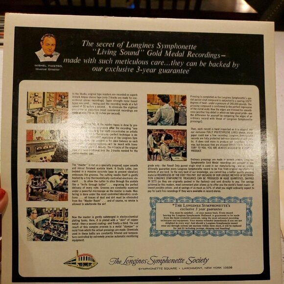 THE RAY CHARLES SINGERS FOREVER YOURS LONGINES SYMPHONETTE SOCIETY VINYL Record - Picture 4 of 5